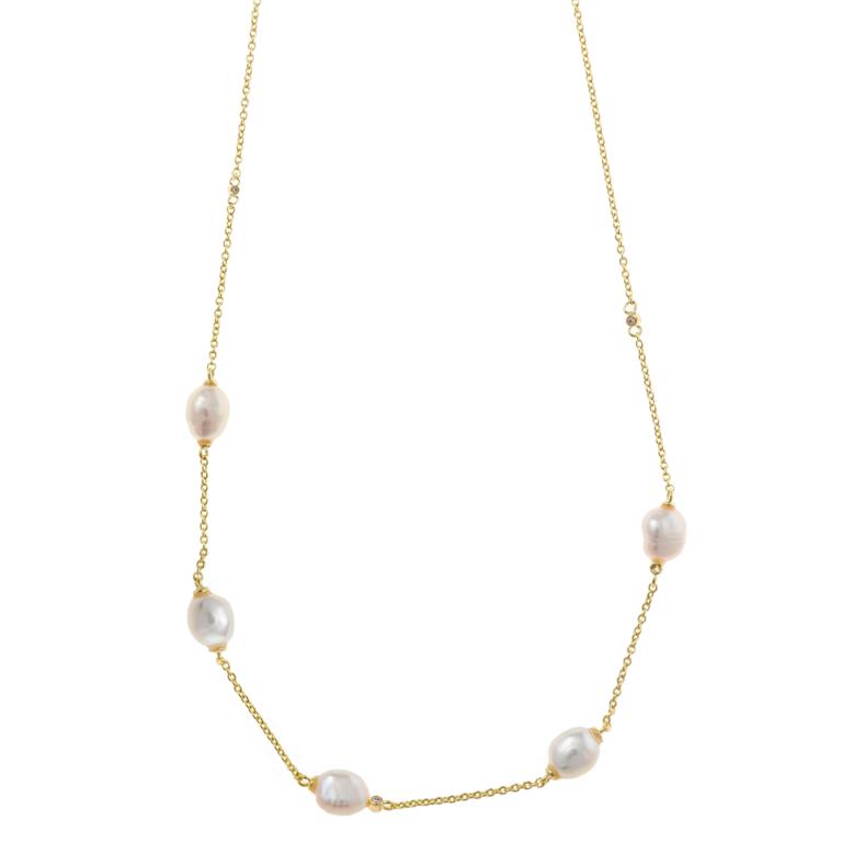 Collana Girocollo Perle