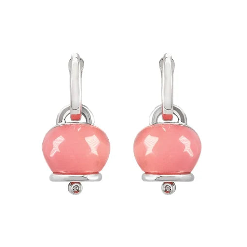 Chantecler Et Voilà Orecchini Campanella Quarzo Rosa