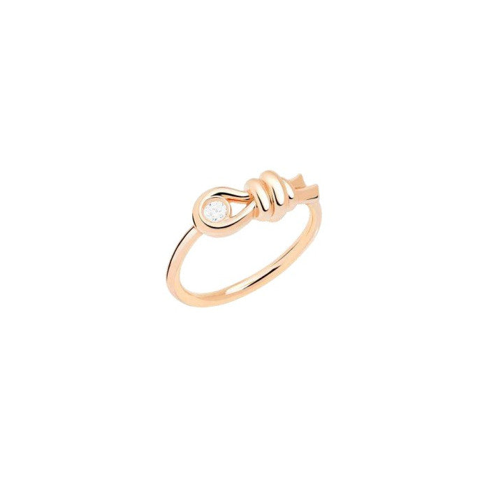 Anello Dodo Nodo con Diamante