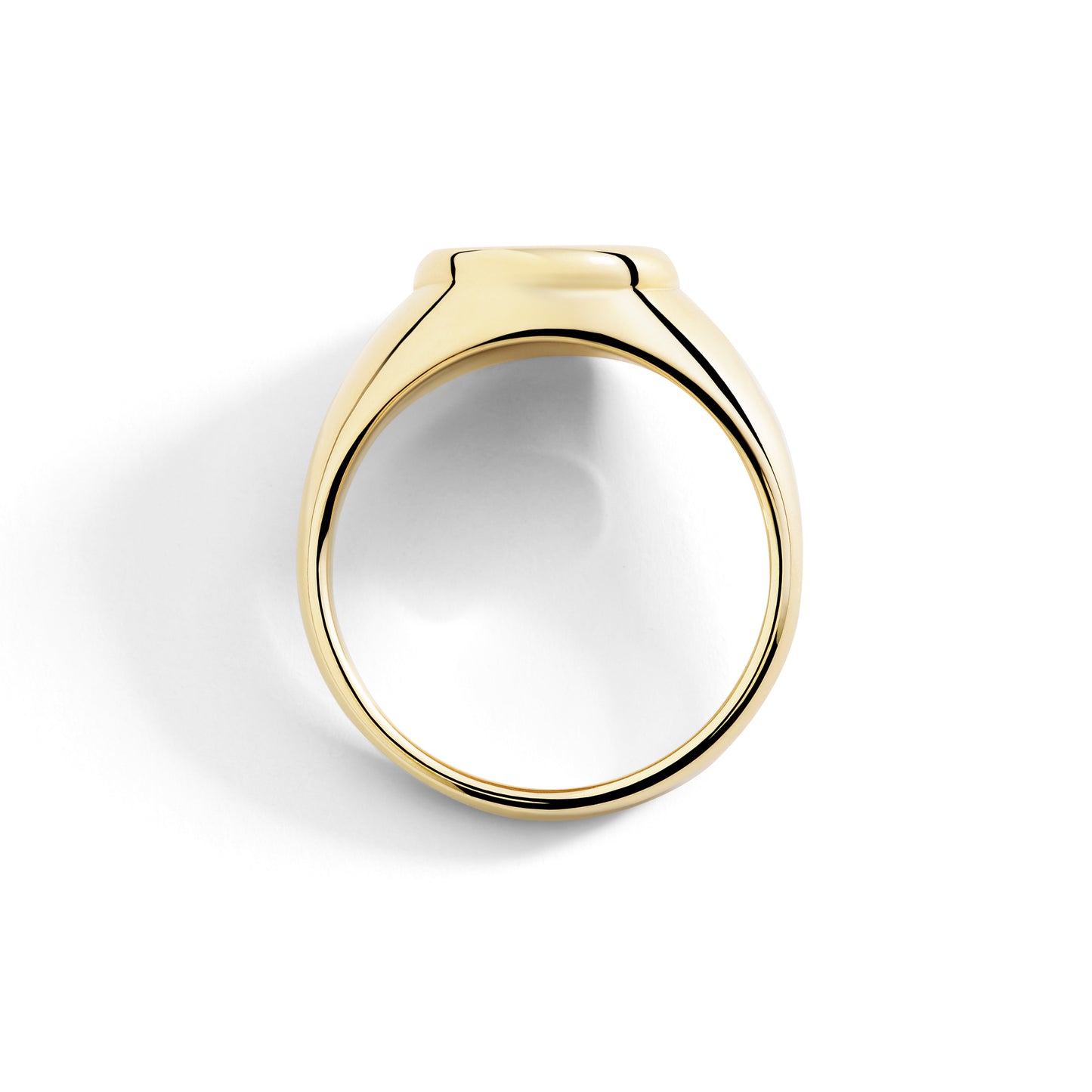 Anello Dodo Sigillo Oro Giallo e Diamante Bianco