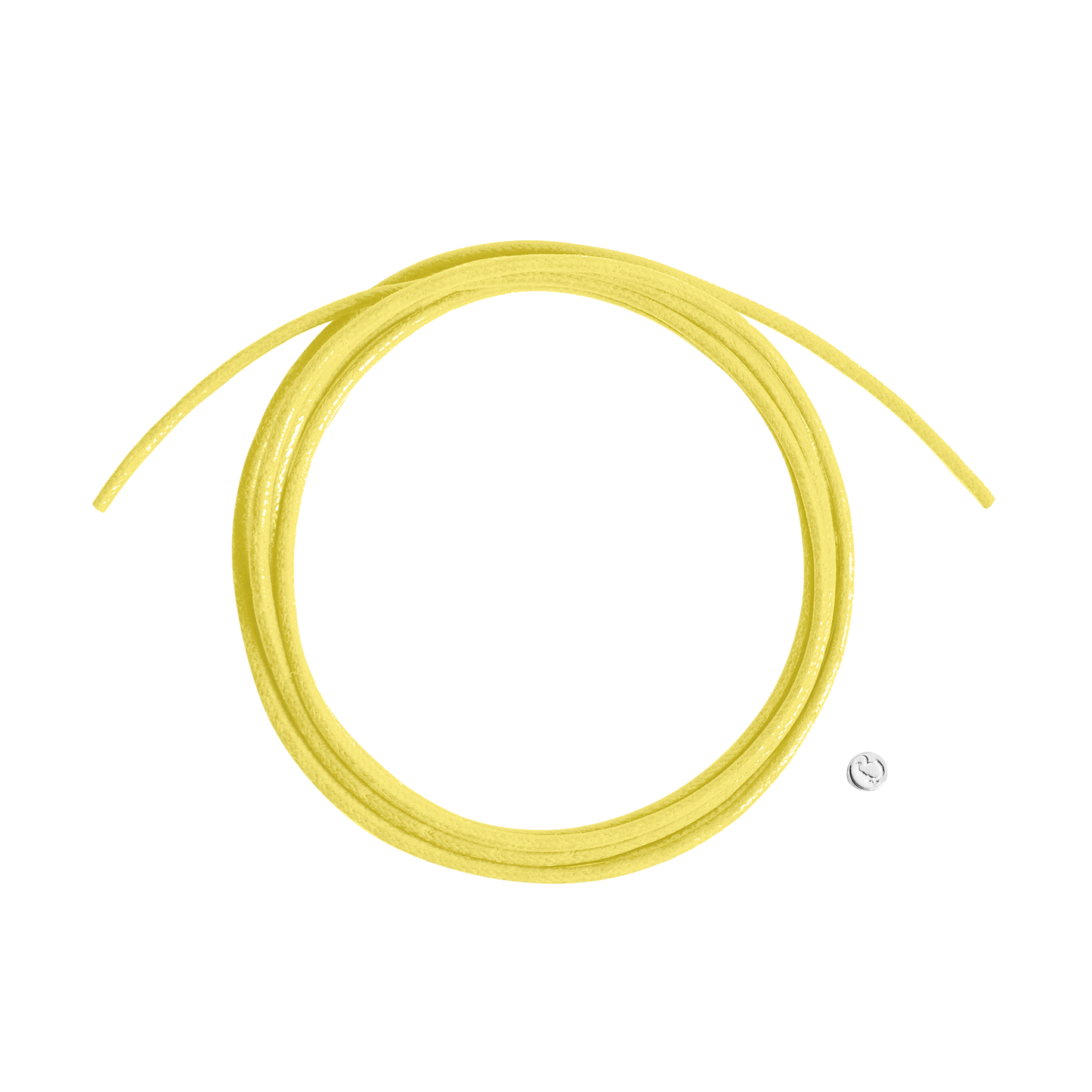 Cordino Spesso Giallo Limone con Sigillo Argento