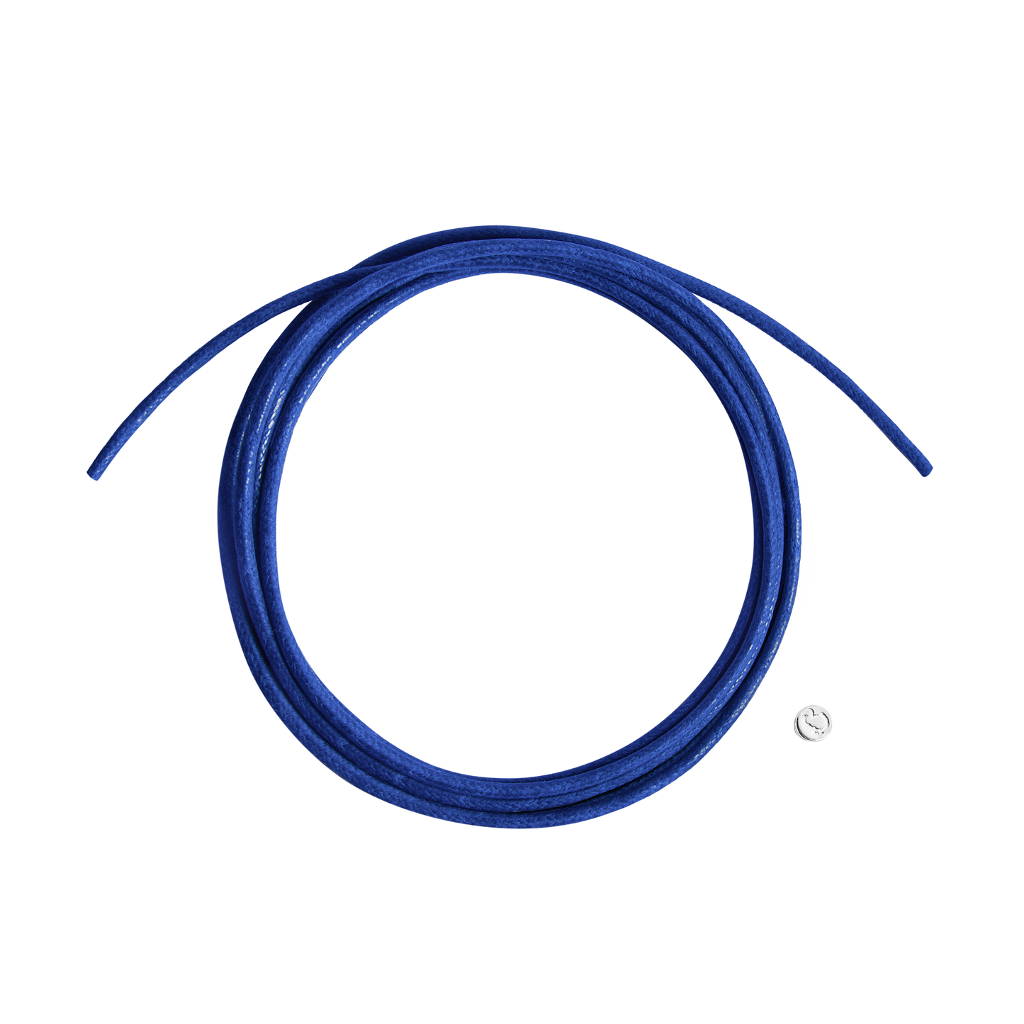 Cordino Spesso Blu Royal con Sigillo Argento