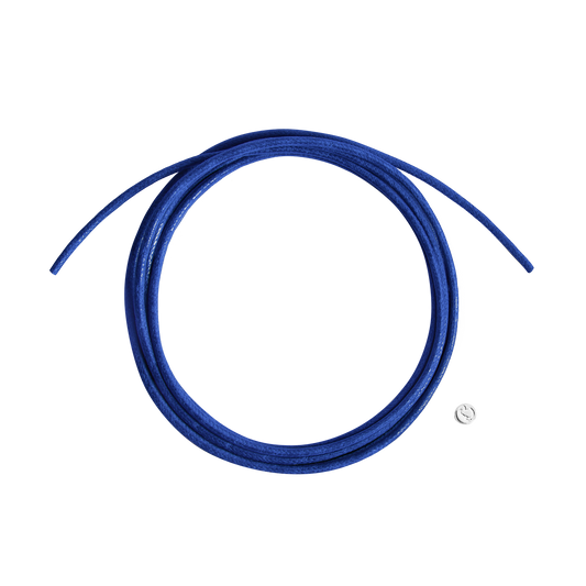 Cordino Spesso Blu Royal con Sigillo Argento