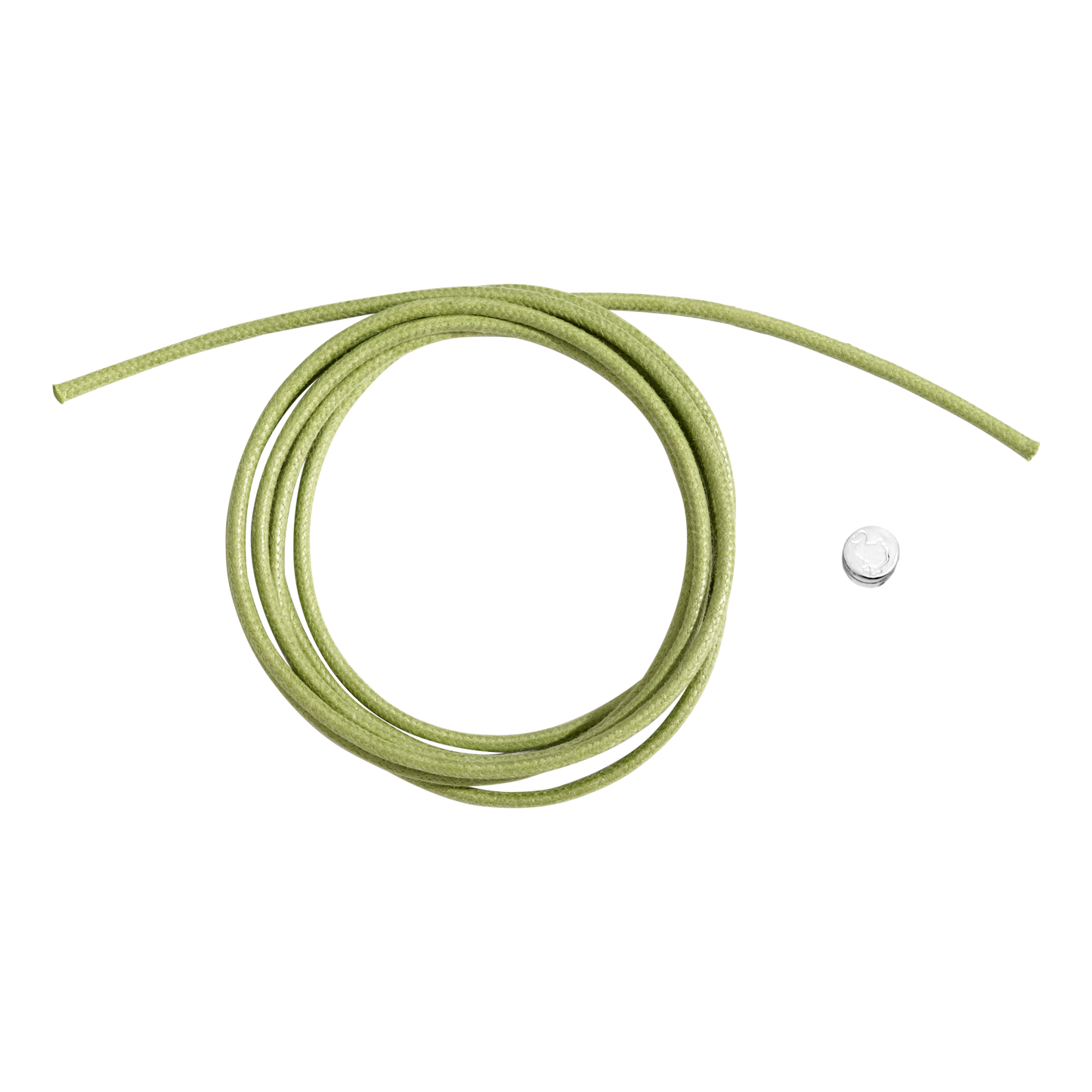 Cordino Spesso Verde con Sigillo Argento