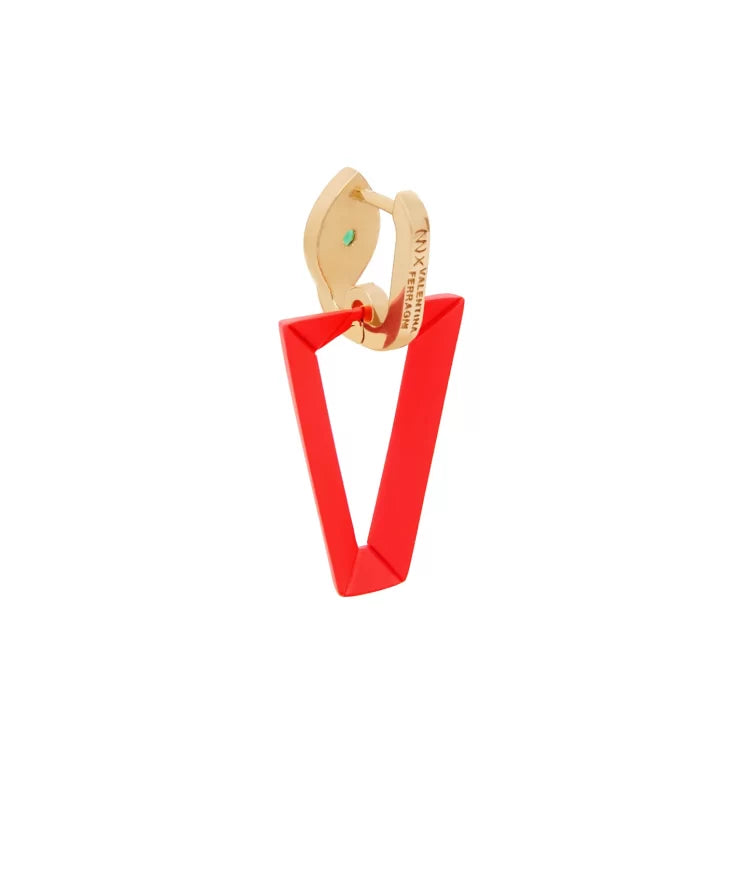 Valentina Ferragni Mono Orecchino Uali Ruby x NN