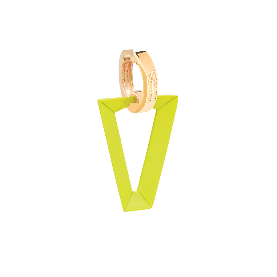 Valentina Ferragni Mono Orecchino Uali Fluo Lime