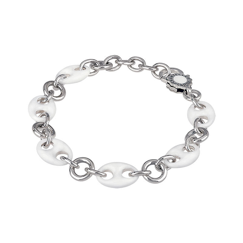 Chantecler Bracciale Capriness in Argento e Smalto Bianco