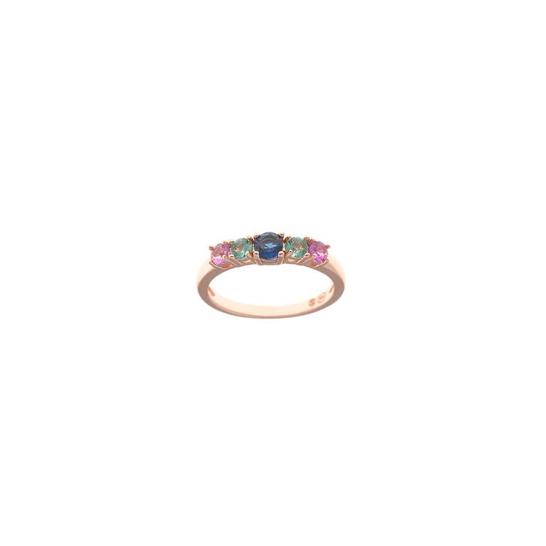 Anello Afternoon Blue, Green, Pink Brilliant