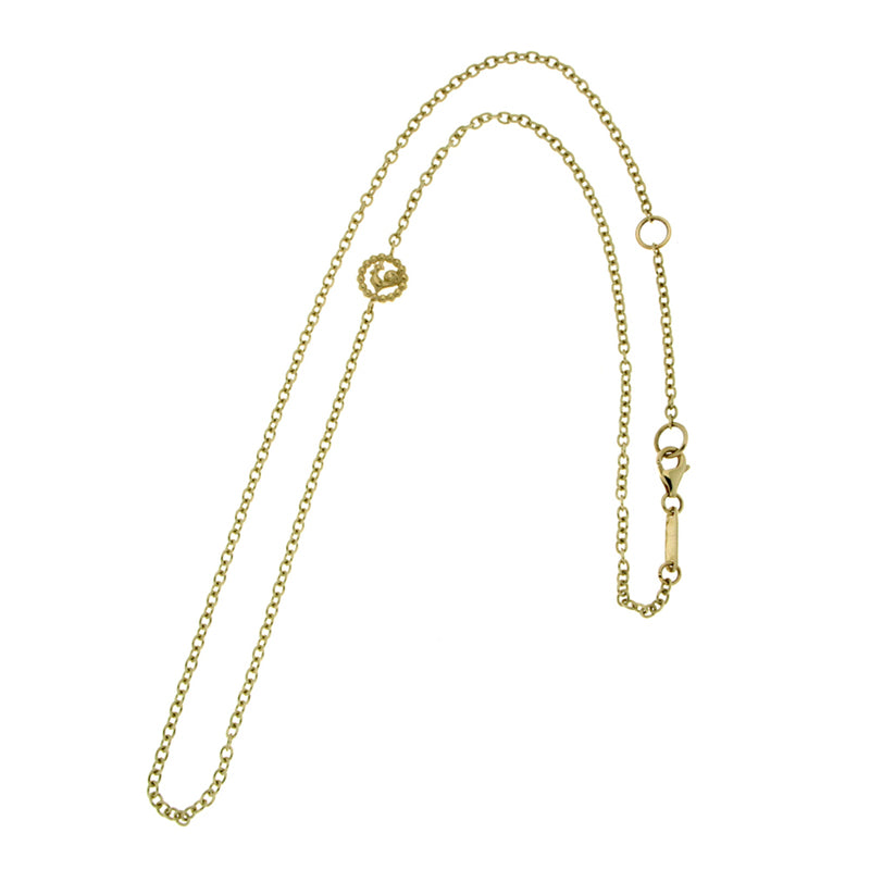 Chantecler Collana 45 cm in Oro Giallo con Galletto