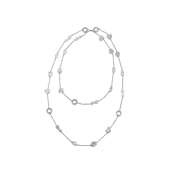 Chantecler Collana lunga con simboli - TUZZA PREZIOSI