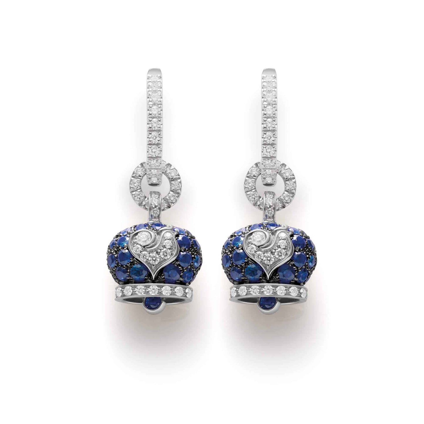 Chantecler Orecchini Campanella Zaffiri Blu