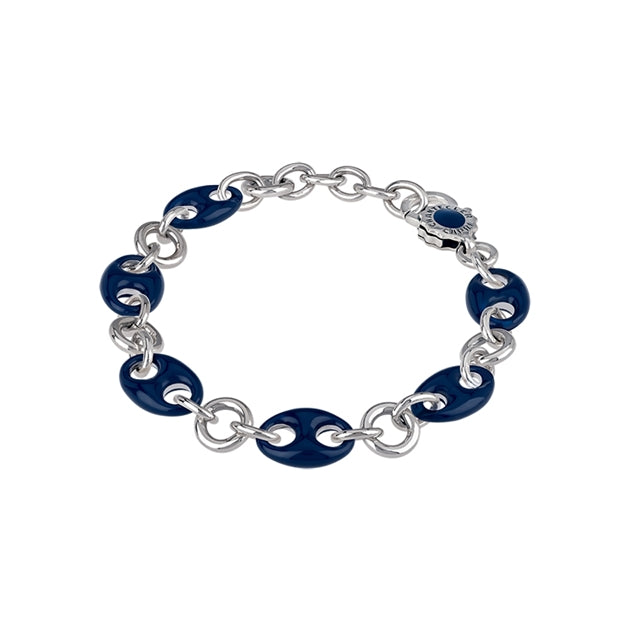 Chantecler Bracciale Capriness in Argento e Smalto Blu
