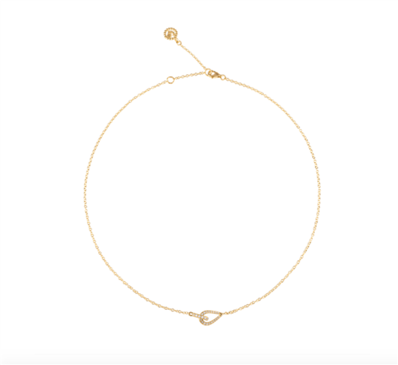 Chantecler Collana 42 cm in Oro Giallo e Diamanti