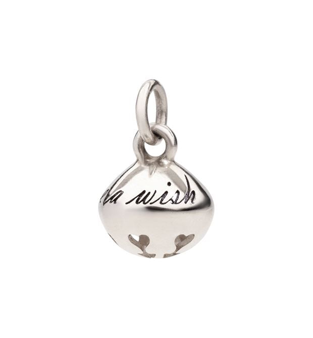 Ciondolo Dodo Campanello Make a Wish Argento