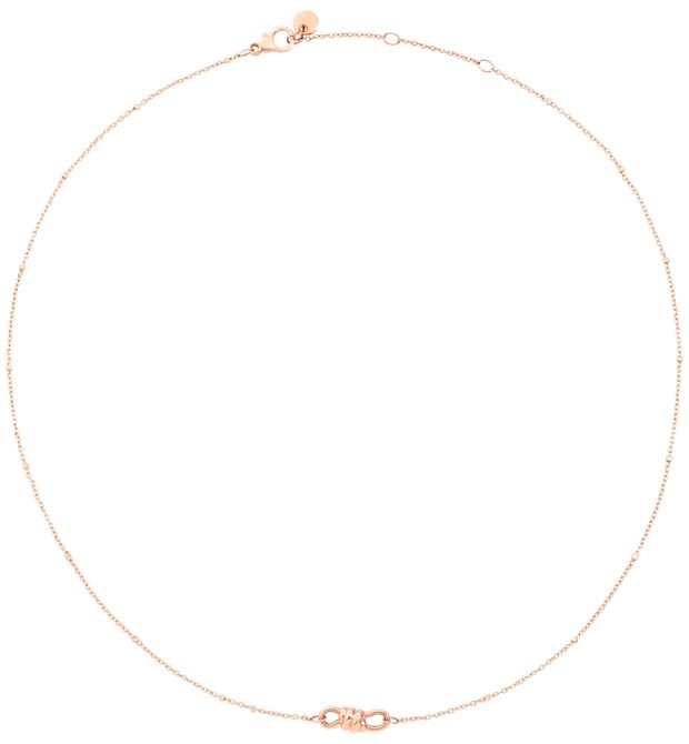 Collana Dodo Mini Nodo 40cm in Oro Rosa