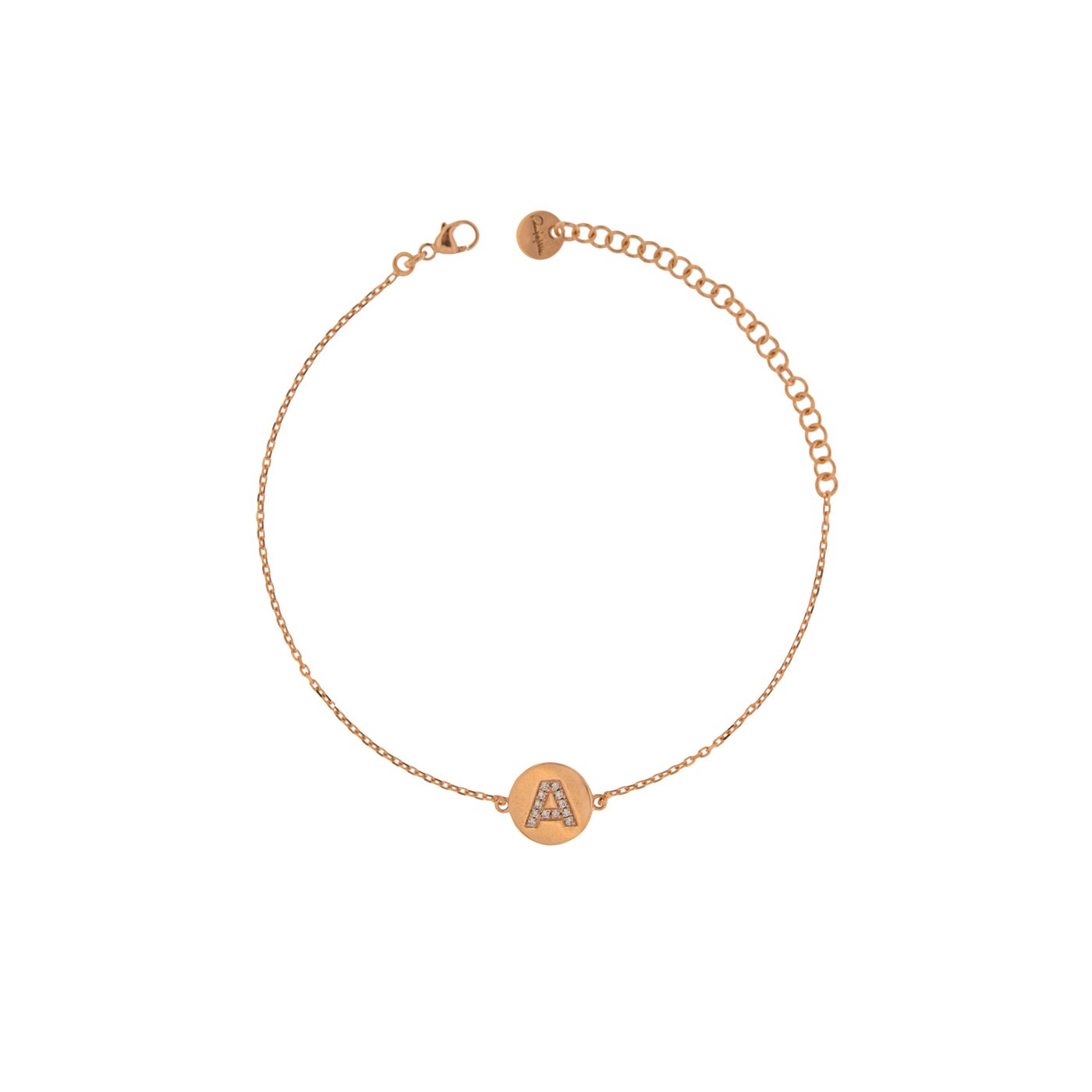 Bracciale Rue des Mille Letterine con zirconi - TUZZA PREZIOSI