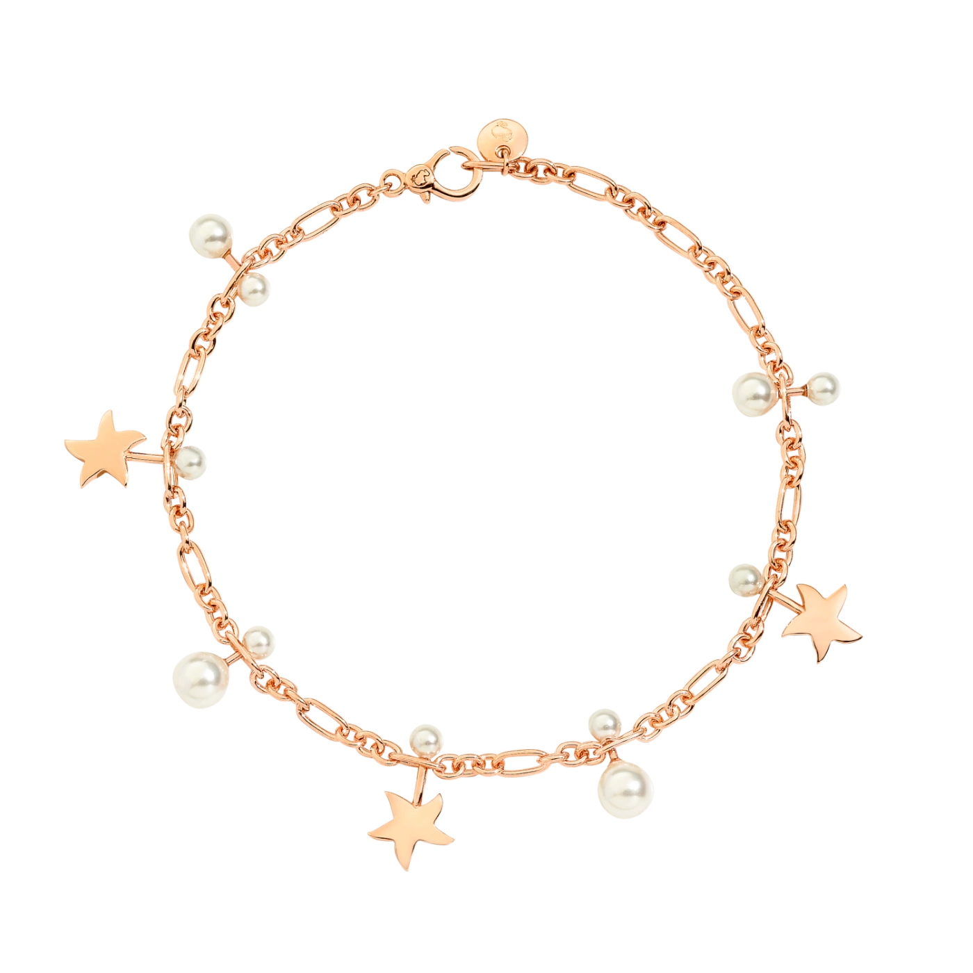 Bracciale Dodo Stelline e Perle di Cristallo