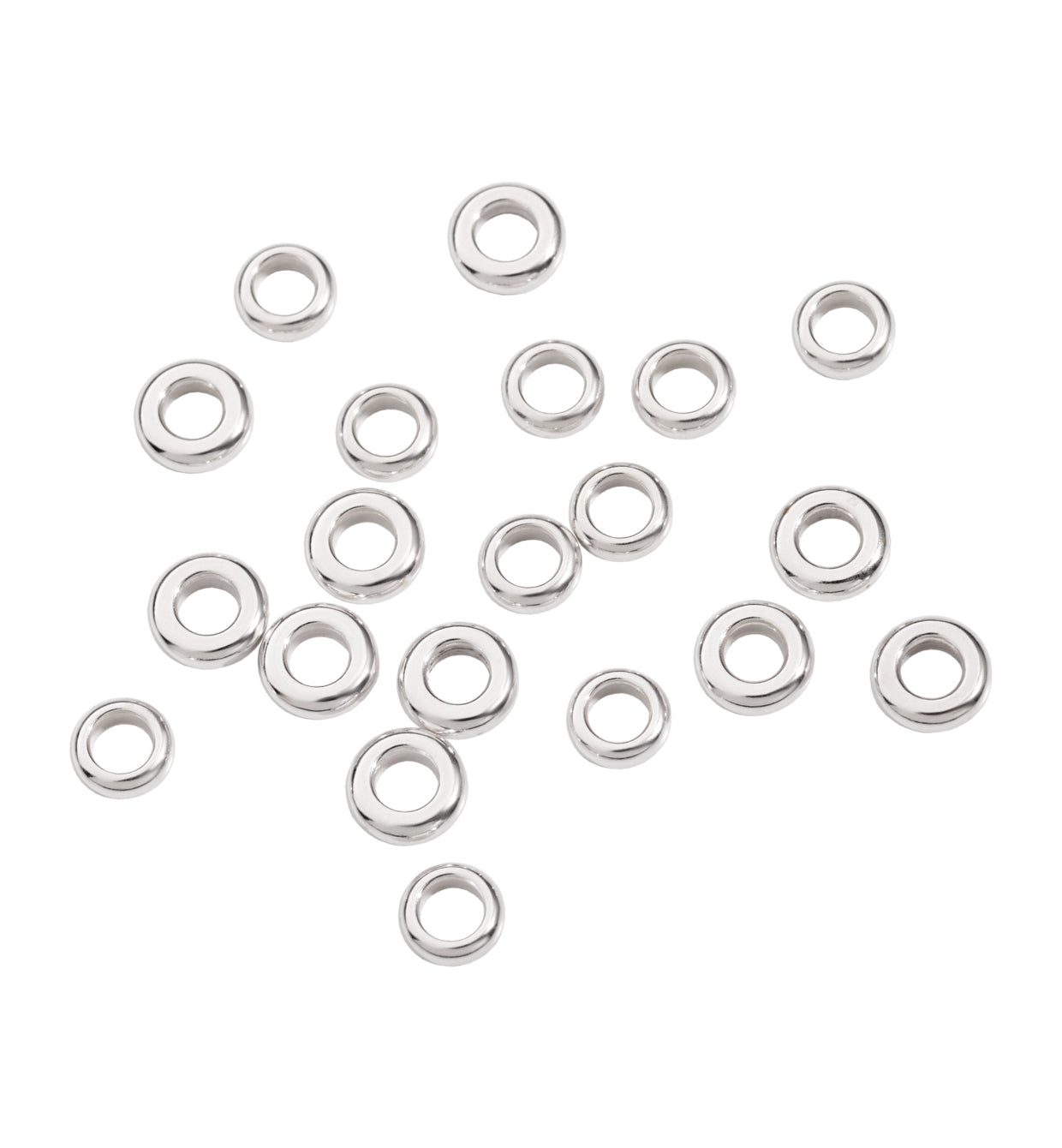 Componente Dodo 20 Rondelle Argento