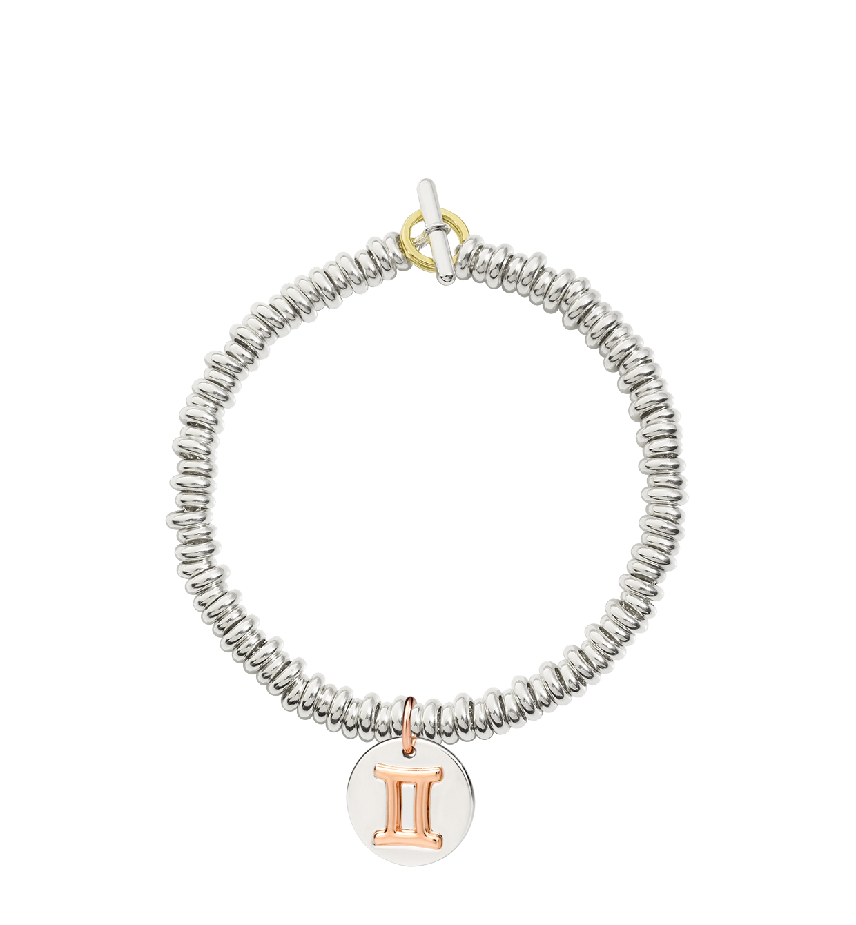 Bracciale Dodo Rondelle Argento e Piastrina Zodiaco
