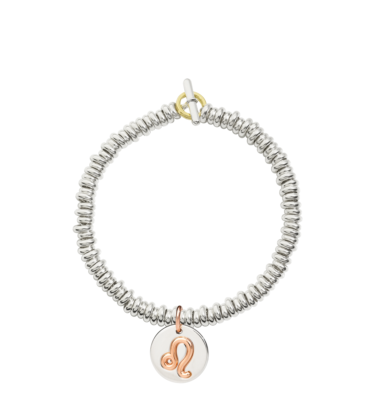 Bracciale Dodo Rondelle Argento e Piastrina Zodiaco