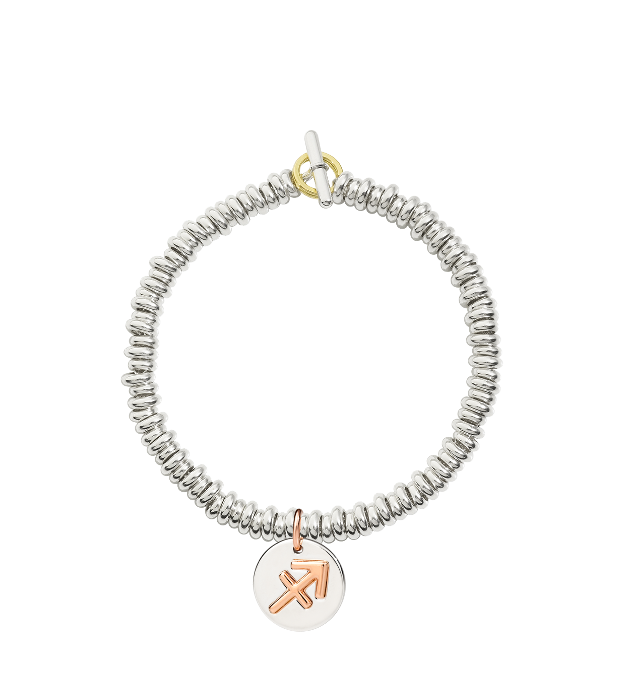 Bracciale Dodo Rondelle Argento e Piastrina Zodiaco