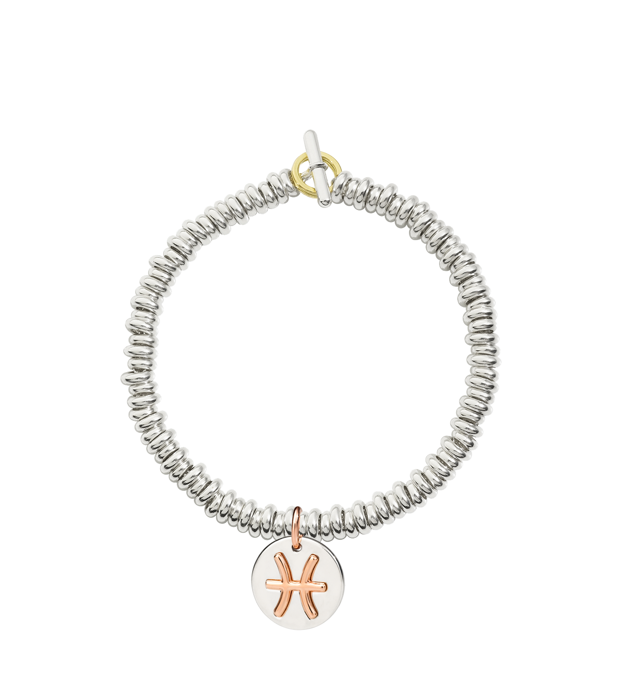 Bracciale Dodo Rondelle Argento e Piastrina Zodiaco