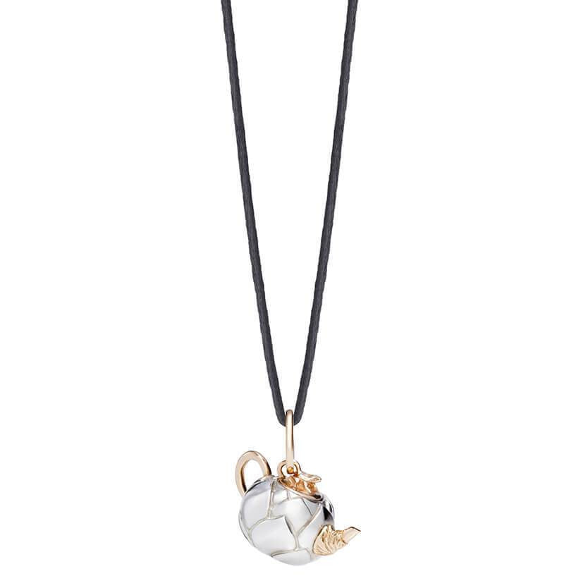 Pendente Pomellato Five o'Clock Teiera Fiore di Loto