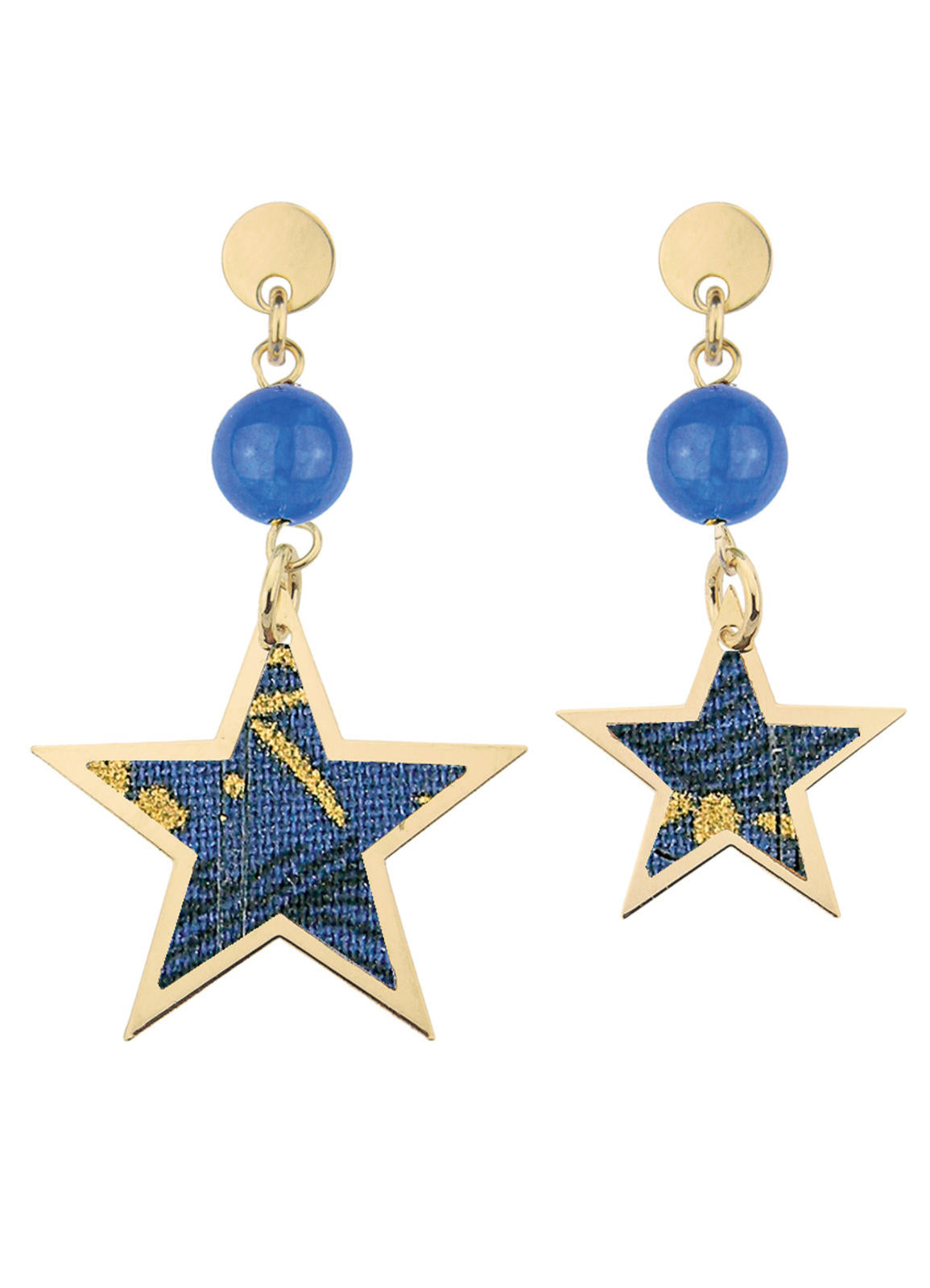 Orecchini Lebole Tanabata Mini Blu