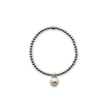 Chantecler Bracciale elastico campanella bianca - TUZZA PREZIOSI