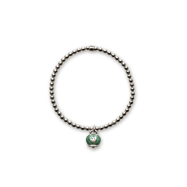 Chantecler Bracciale elastico campanella verde - TUZZA PREZIOSI