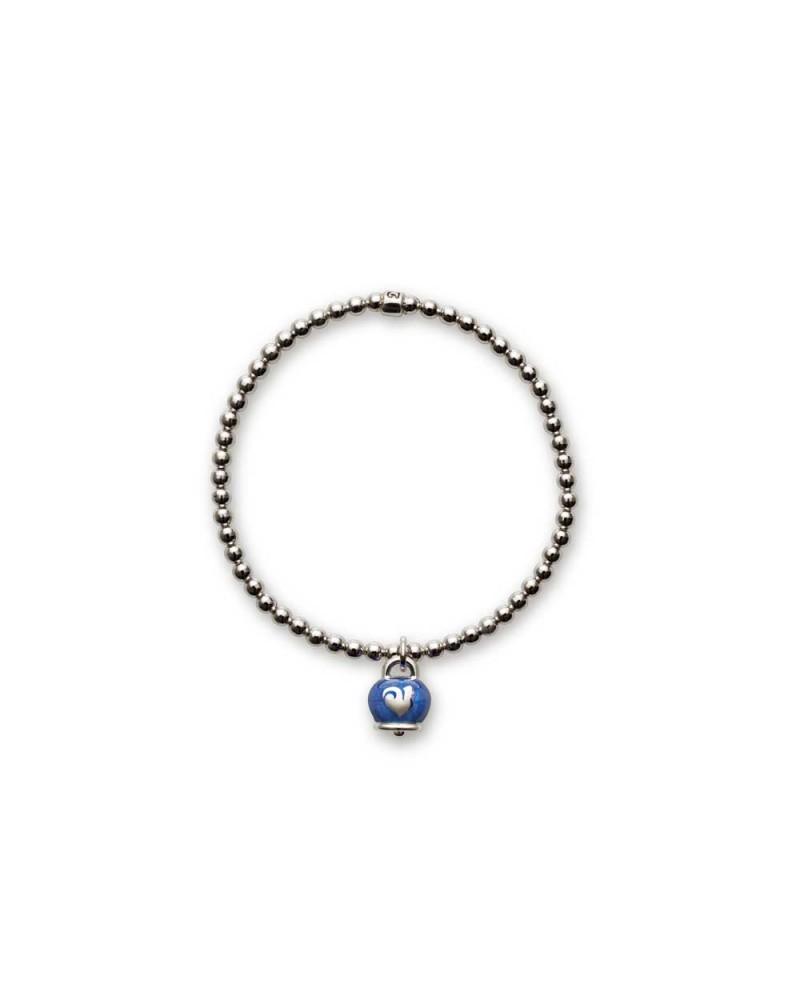 Chantecler Bracciale elastico campanella blu - TUZZA PREZIOSI