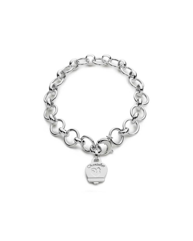Chantecler Bracciale multicharms argento lucido - TUZZA PREZIOSI