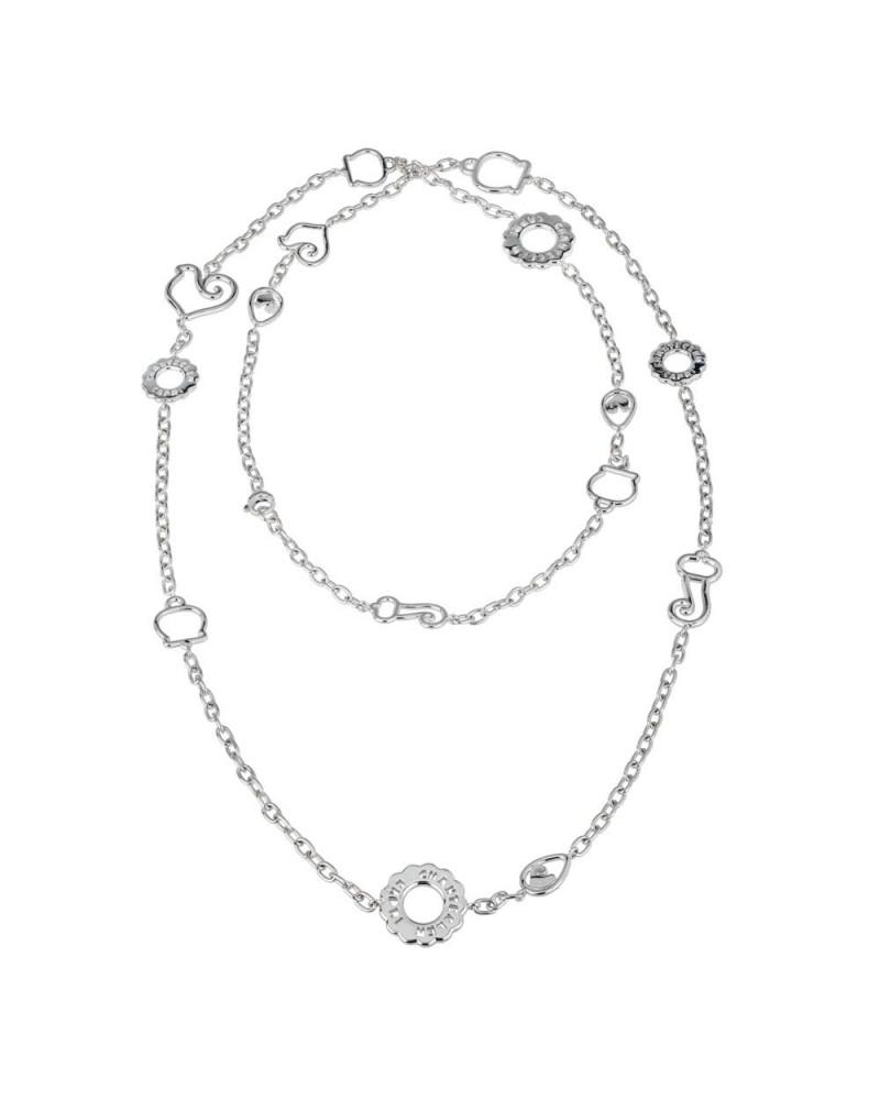 Chantecler Collana 98 cm in argento con simboli - TUZZA PREZIOSI