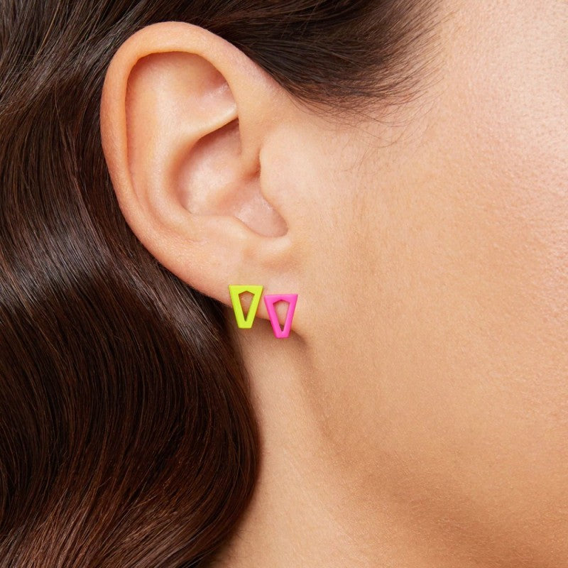 Valentina Ferragni Orecchini Joy Fluo Pink & Lime