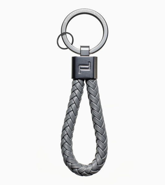 Porsche Design Portachiavi Pelle Intrecciata Antracite