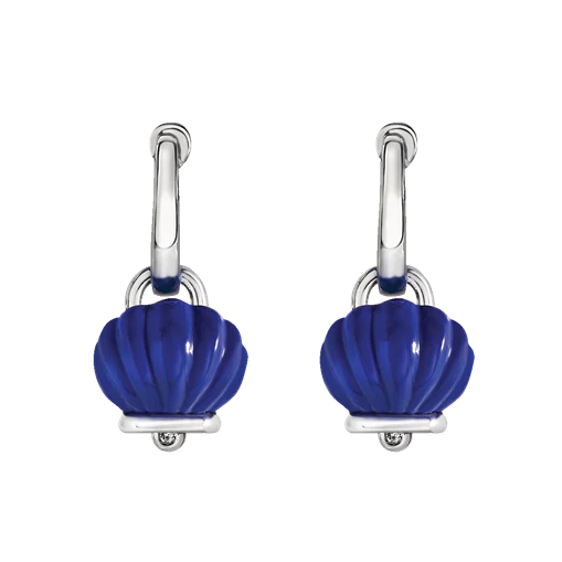 Chantecler Et Voilà Orecchini Campanella Conchiglia Blu