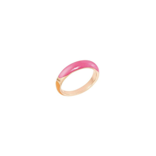 Anello Dodo Rondelle Smalto Rosa e Arancio