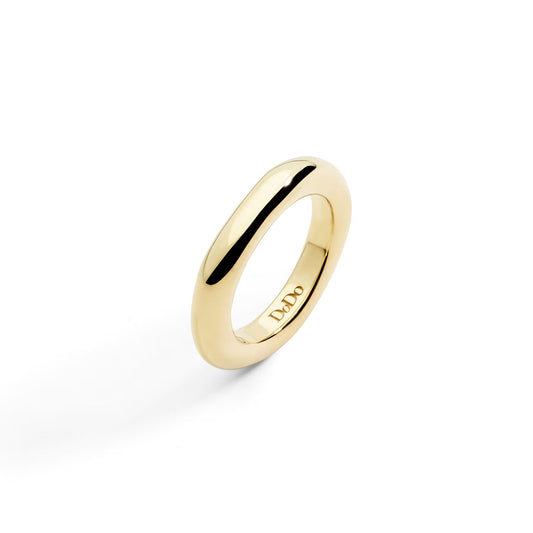 Anello Dodo Pepita Oro Giallo Slim
