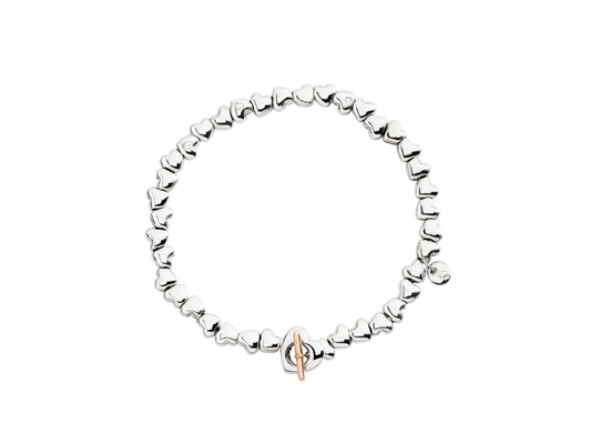 Bracciale Dodo Mini Cuori Argento