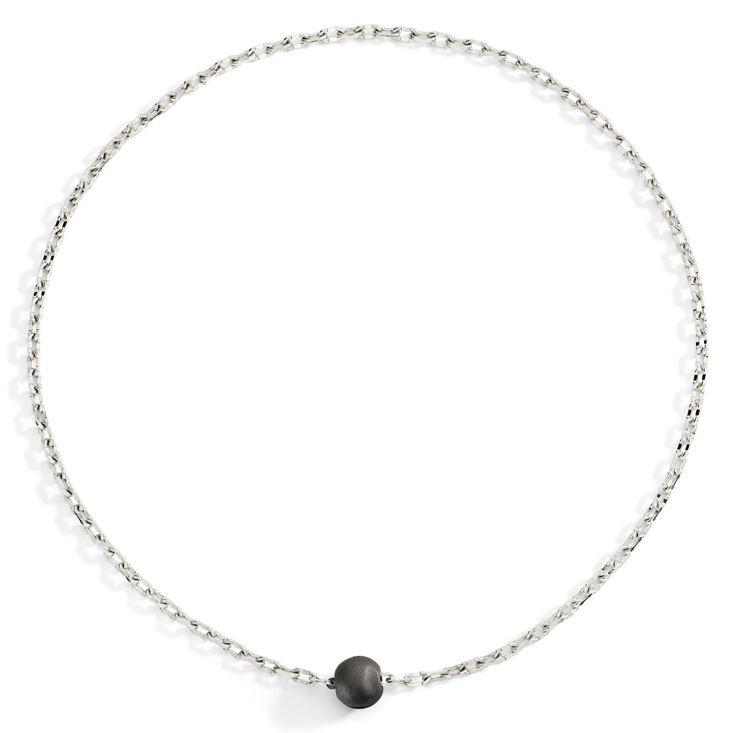 Collana Dodo Pepita Argento e Titanio