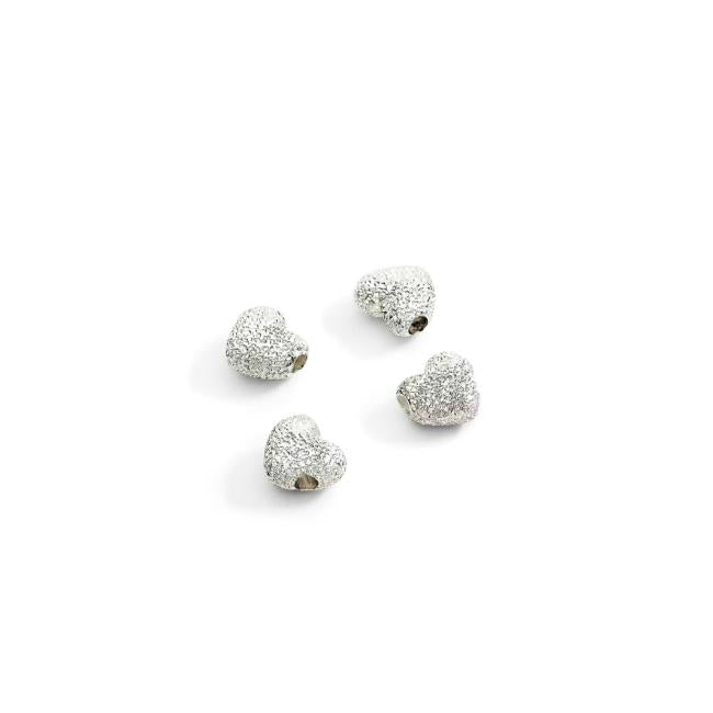 Componenti DoDo Cuore Argento Diamantato