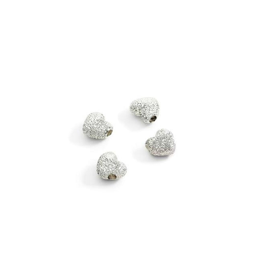 Componenti DoDo Cuore Argento Diamantato