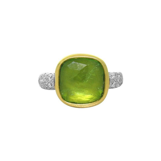 Anello Pomellato Sherazade Peridoto e Diamanti - TUZZA PREZIOSI