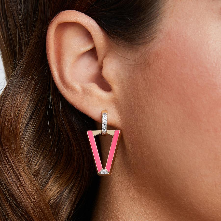 Valentina Ferragni Mono Orecchino Uali Fucsia