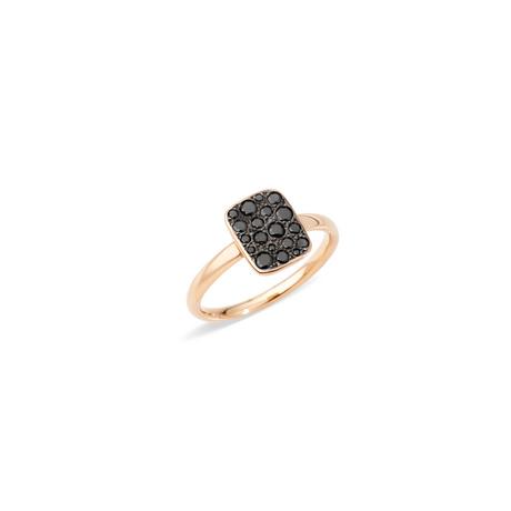 Anello Pomellato Sabbia Pavé diamanti black - TUZZA PREZIOSI