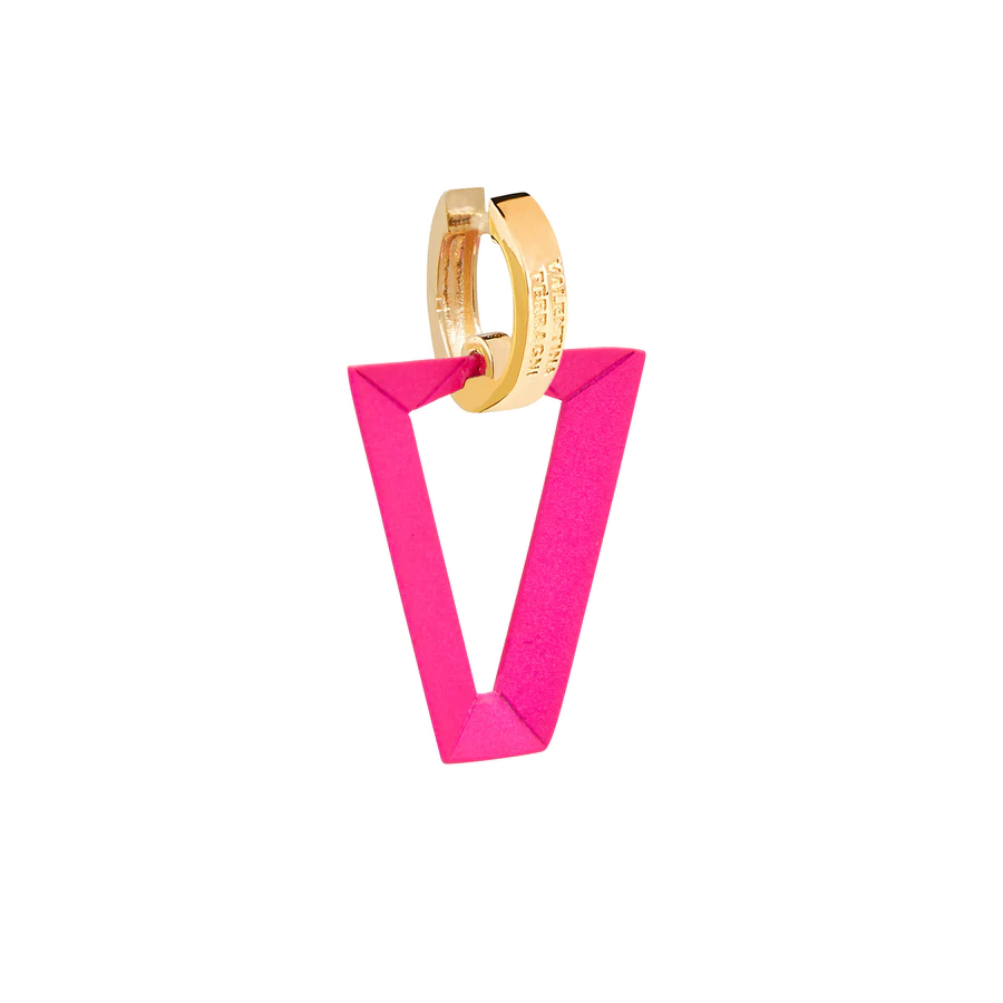Valentina Ferragni Mono Orecchino Uali Fluo Pink