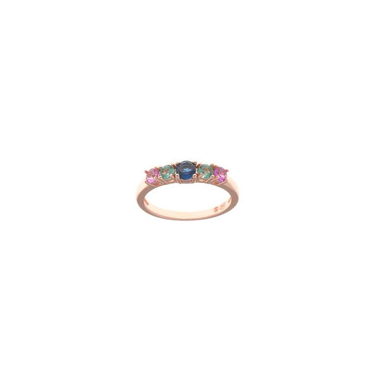 Anello Afternoon Blue, Green, Pink Brilliant