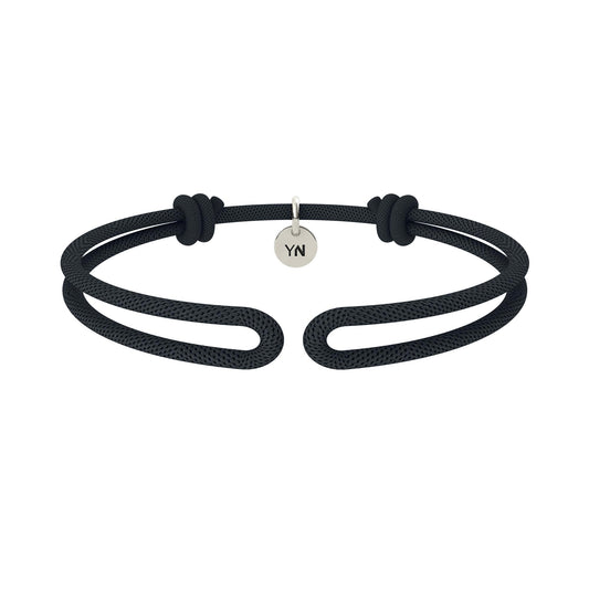 Whynow Bracciale Nylon Nero