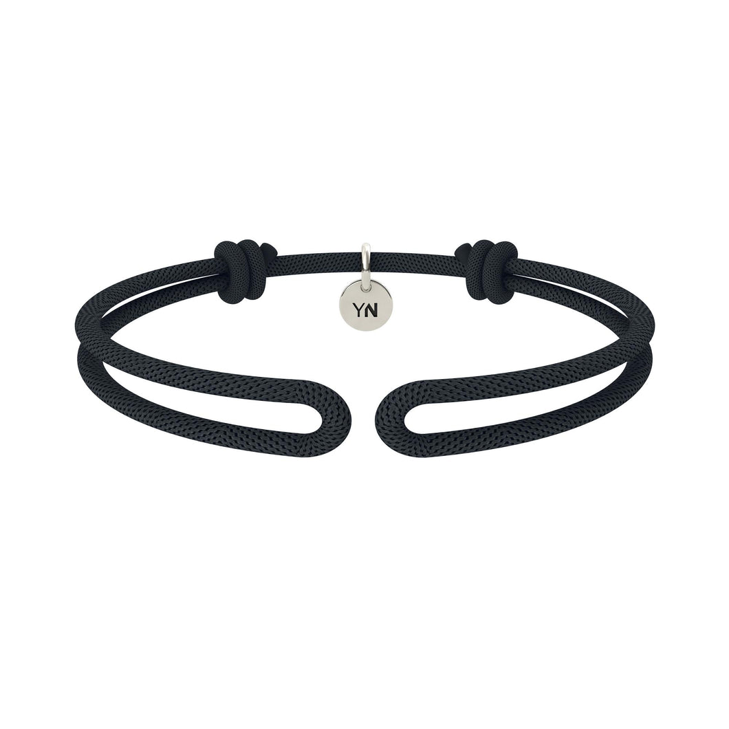 Whynow Bracciale Nylon Nero