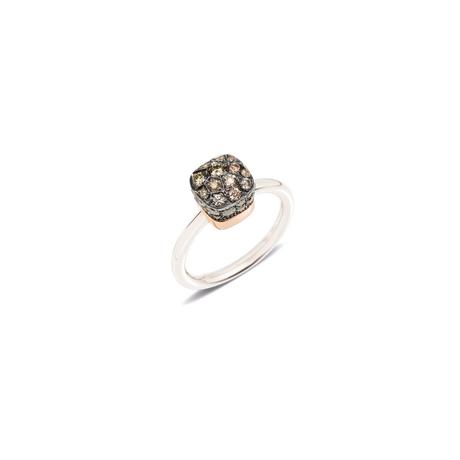 Anello Pomellato Nudo Solitaire Diamanti Brown - TUZZA PREZIOSI